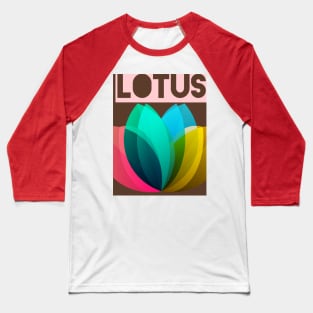 Lotus design Baseball T-Shirt